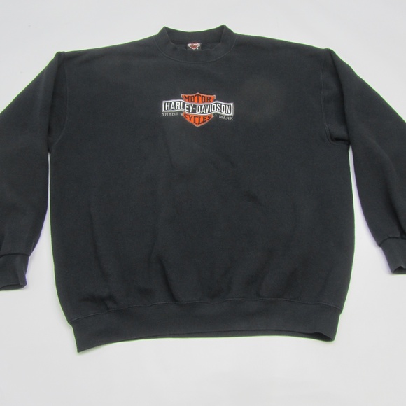 Harley-Davidson Other - Vintage 90s Harley Davidson XL Black Sweatshirt HD